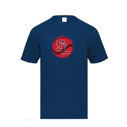 [2790.065.S-LOGO1] Men's Smooth Sport T-Shirt (Adult S, Navy, Logo 1)