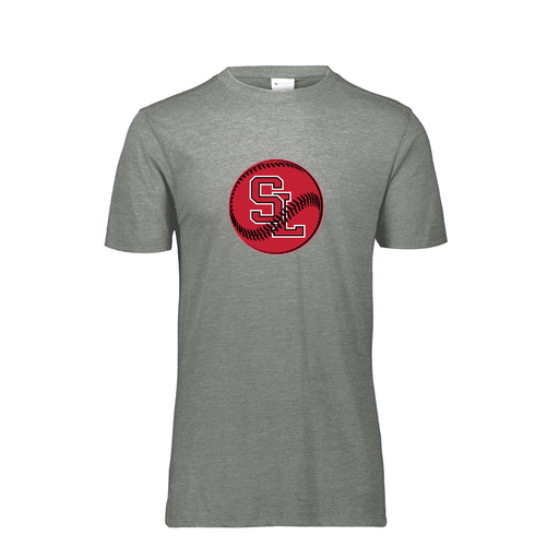 [FTSCUBGY-YS-LOGO1] Decker Youth Tri-Blend T-Shirt - Short Sleeve (Youth S, Gray, Logo 1)