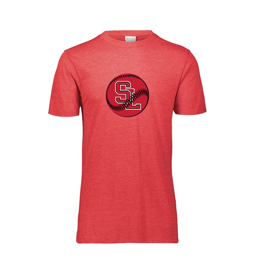 [3066.V96.S-LOGO1] Youth Ultra-blend T-Shirt (Youth S, Red, Logo 1)