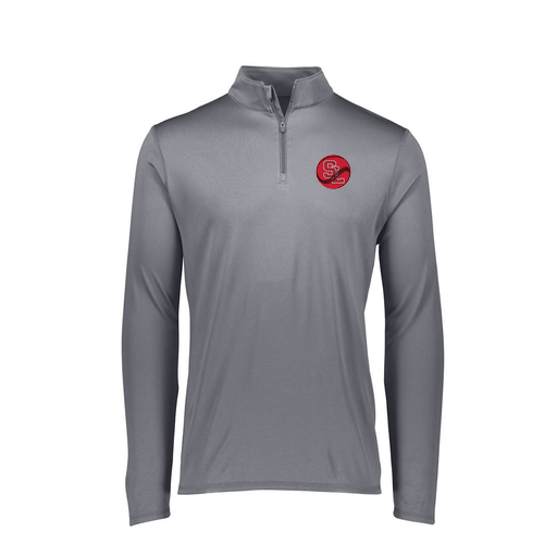 [FTLQFLGY-FAXS-LOGO1] Decker Women's Flex-Lite 1/4 Zip Shirt (Female Adult XS, Gray, Logo 1)