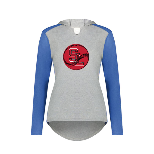 [6902.28V.XS-LOGO1] Ladies Vintage Hoodie (Female Adult XS, Royal, Logo 1)